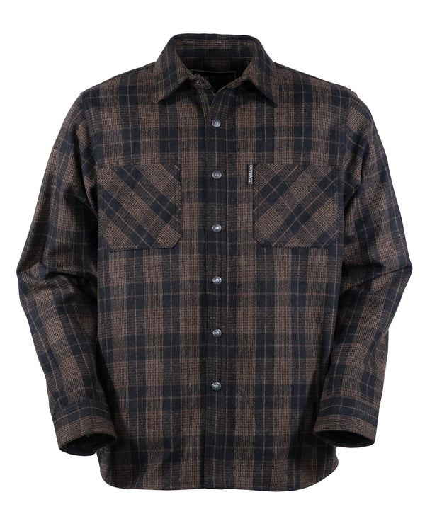 Outback Trading Co (NZ) Clyde Big Shirt Brown / Medium 42667-BRN-MD