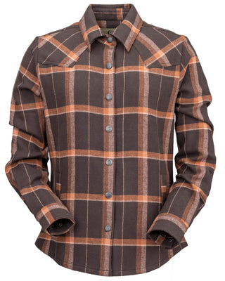 Outback Trading Co (NZ) Hazel Shirt Jacket Brown / Small 42238-BRN-SM