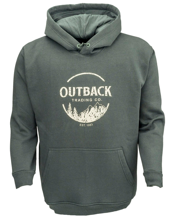 Outback Trading Co (NZ) Outback Hoodie Olive / Small 40281-OLV-SM