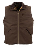 Outback Trading Co (NZ)  Sawbuck Canvas Vest Brown / MD 29825-BRN-MD