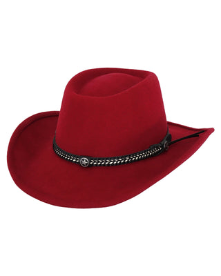 Outback Trading Co (NZ)  Durango Wool Hat SM 1603-RED-SM